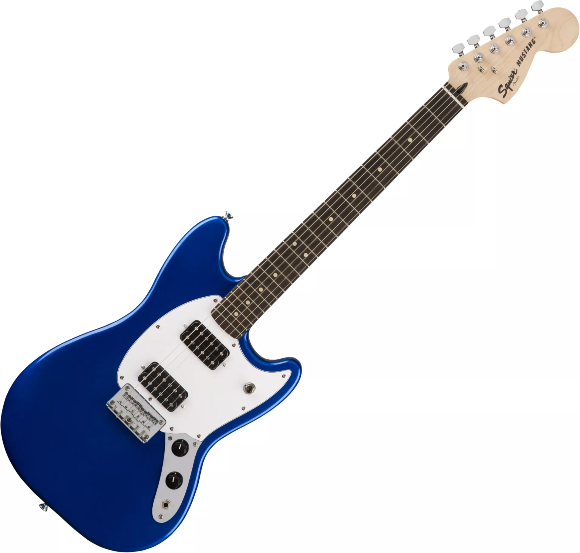 Squier Mustang Bullet HH - imperial blue Retro rock electric