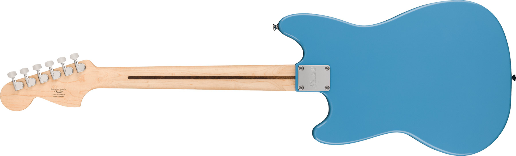 Squier Mustang Sonic Hh 2h Ht Lau - California Blue - Retro rock electric guitar - Variation 1