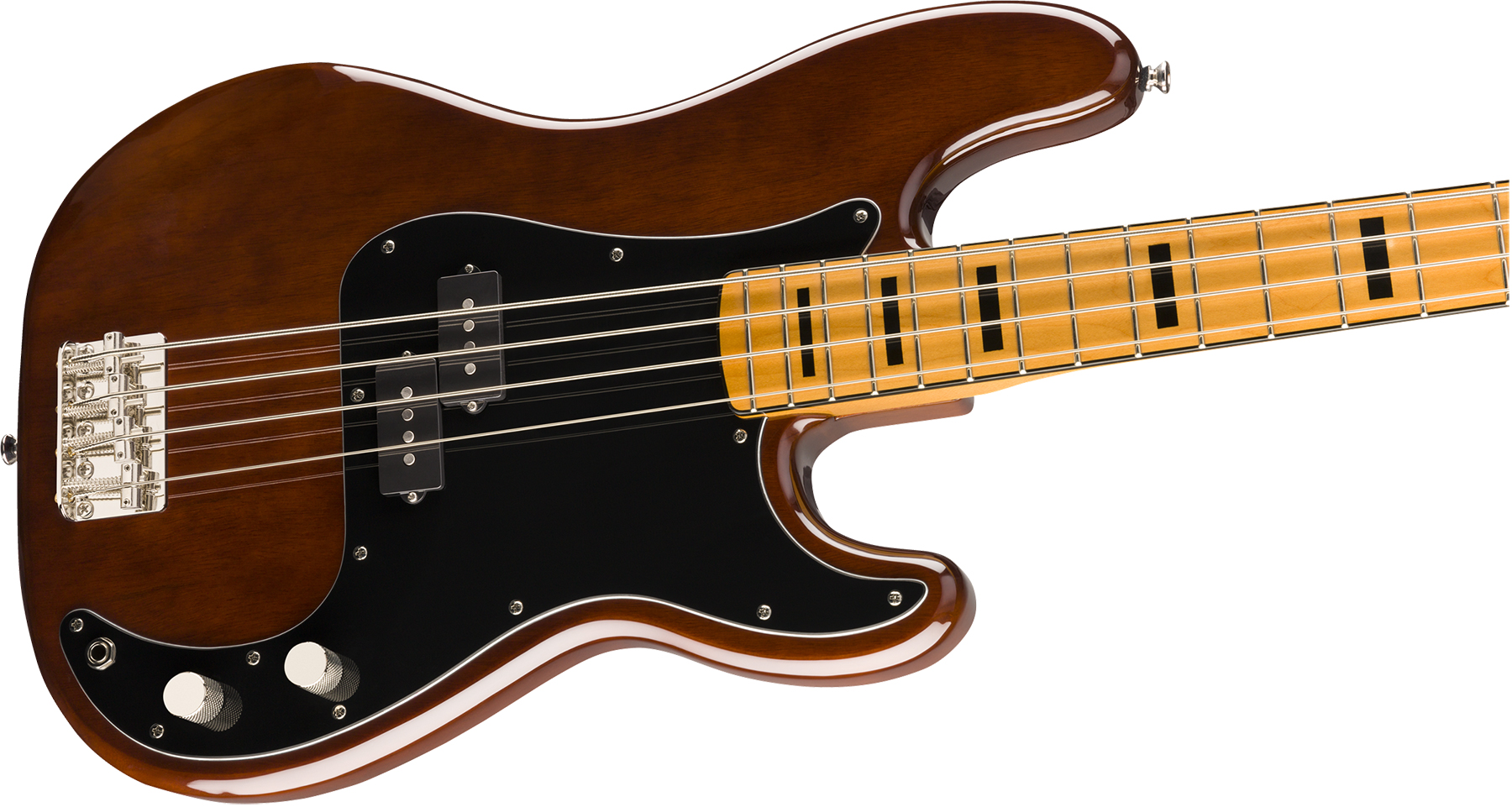 Squier Precision Bass '70s Classic Vibe 2019 Mn - Walnut - Solid body electric bass - Variation 2