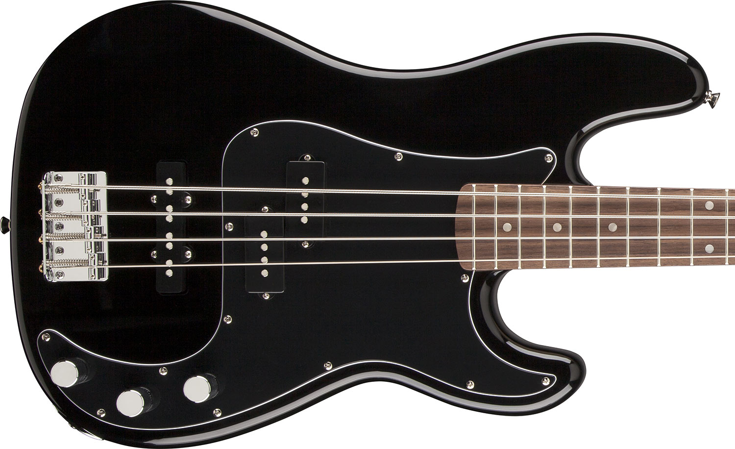 Squier Precision Bass Affinity Series Pj (rw) - Black - Solid body electric bass - Variation 1