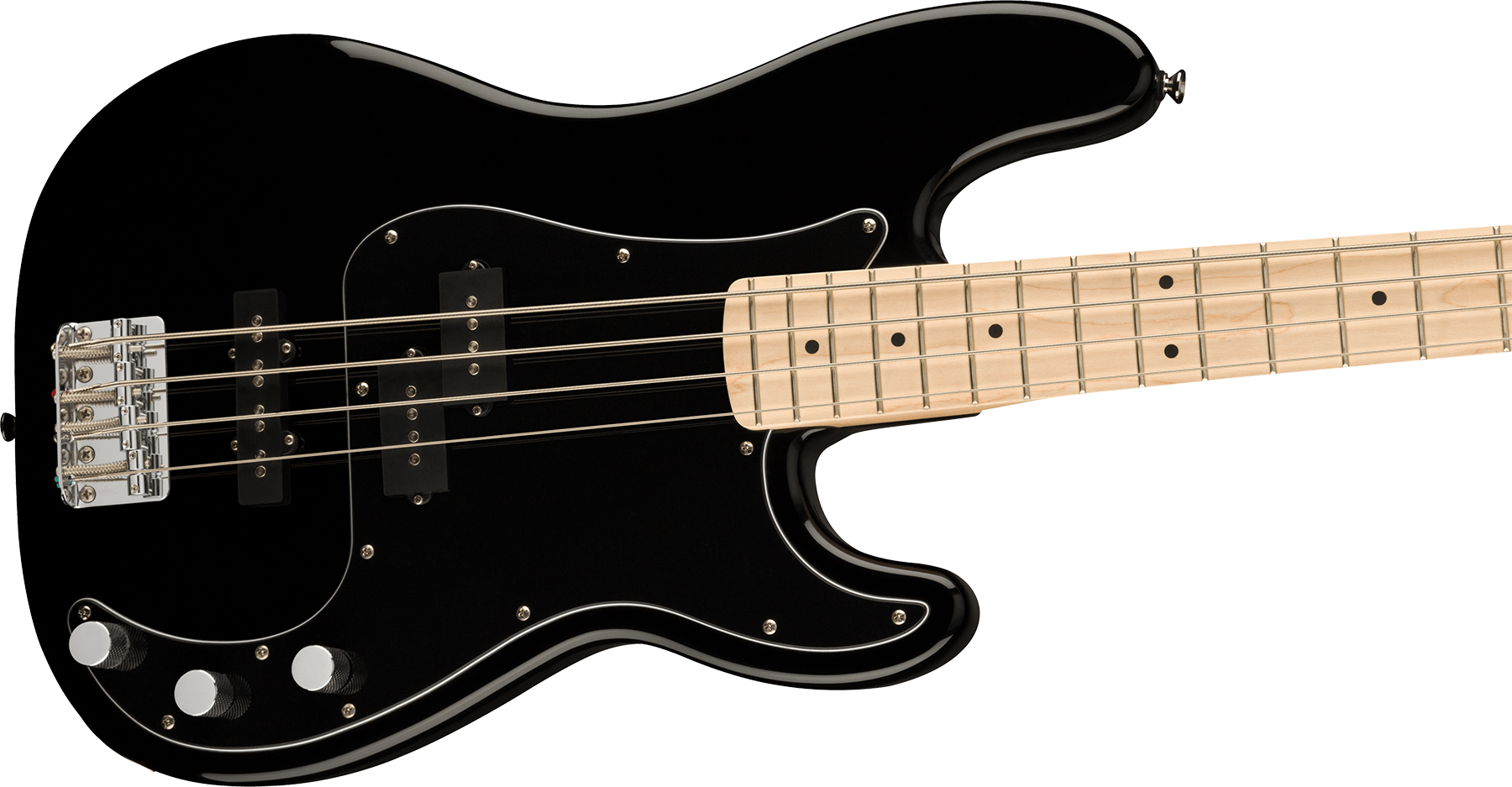 Squier Precision Bass Affinity Pj 2021 Mn - Black - Solid body electric bass - Variation 2
