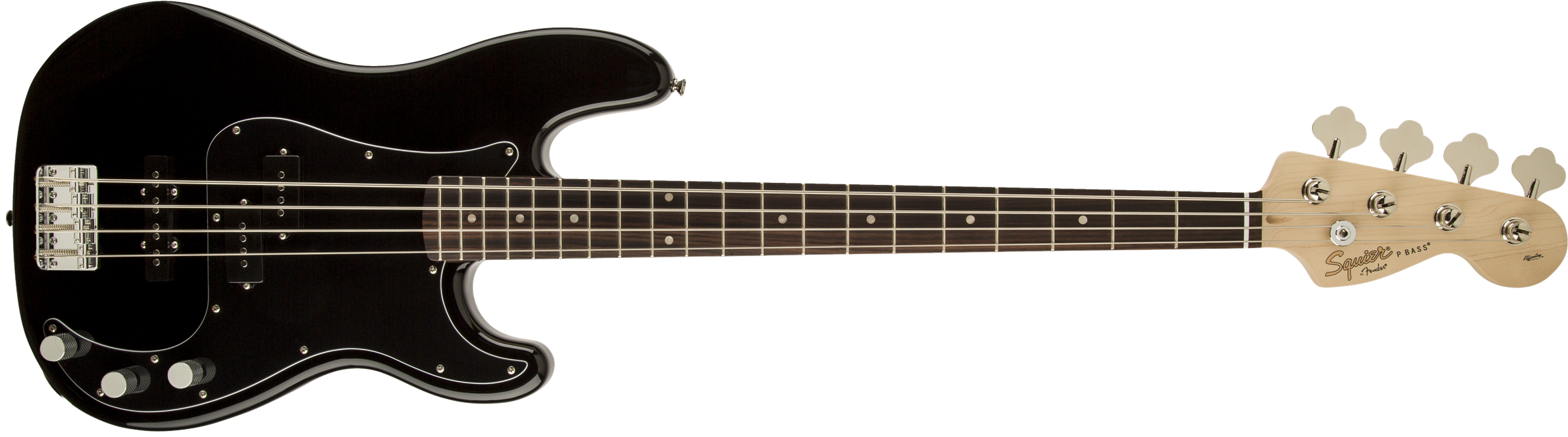 Squier Precision Bass Affinity Series Pj (lau) - Black - Solid body electric bass - Variation 1