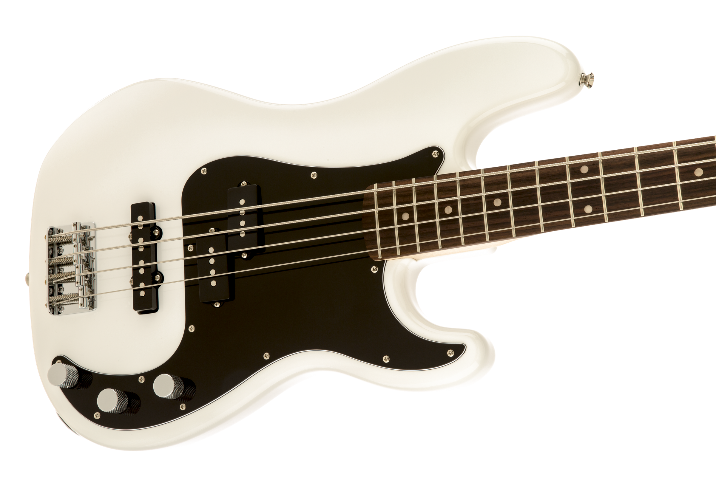 Squier Precision Bass Affinity Series Pj (lau) - Olympic White - Solid body electric bass - Variation 2