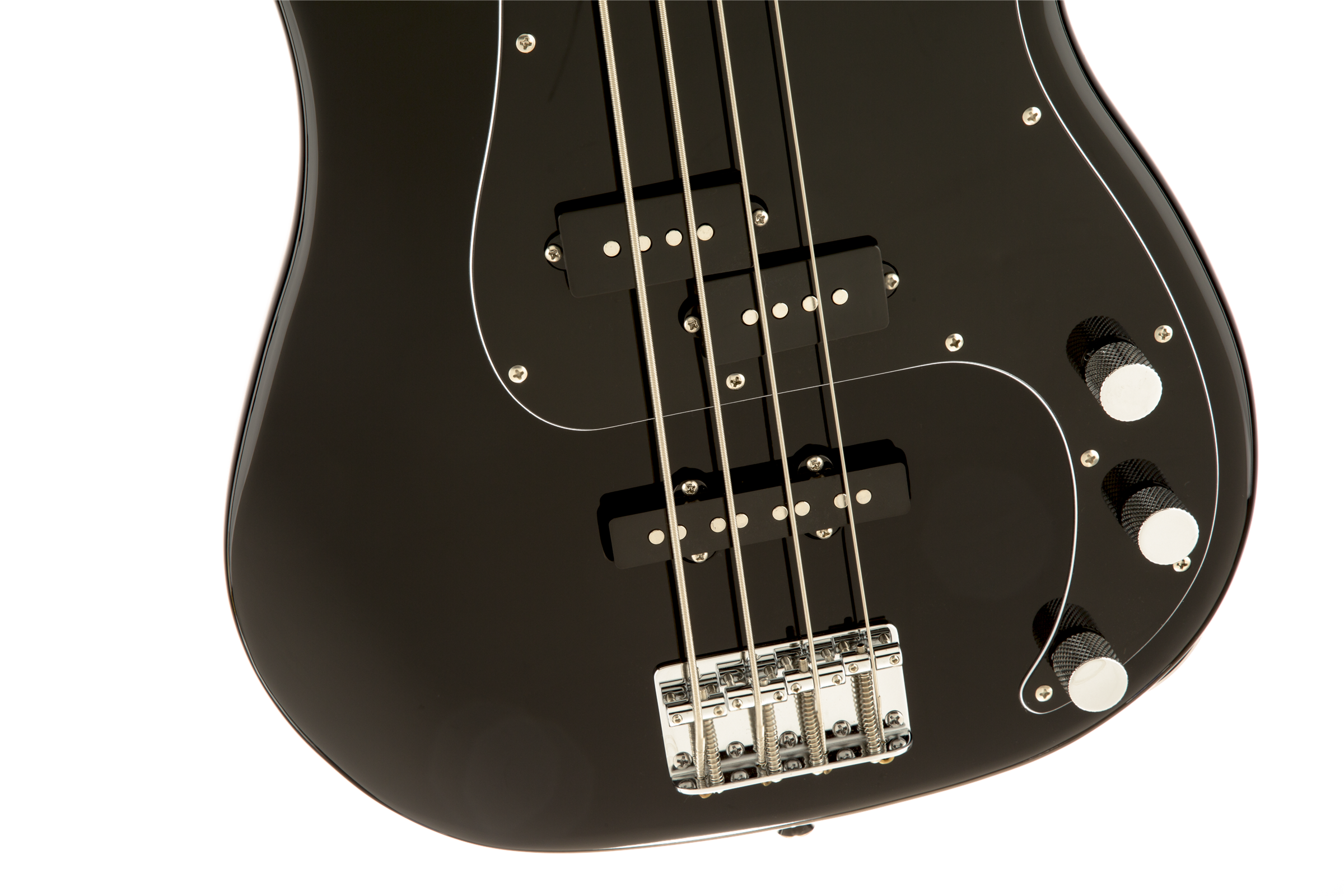 Squier Precision Bass Affinity Series Pj (lau) - Black - Solid body electric bass - Variation 2