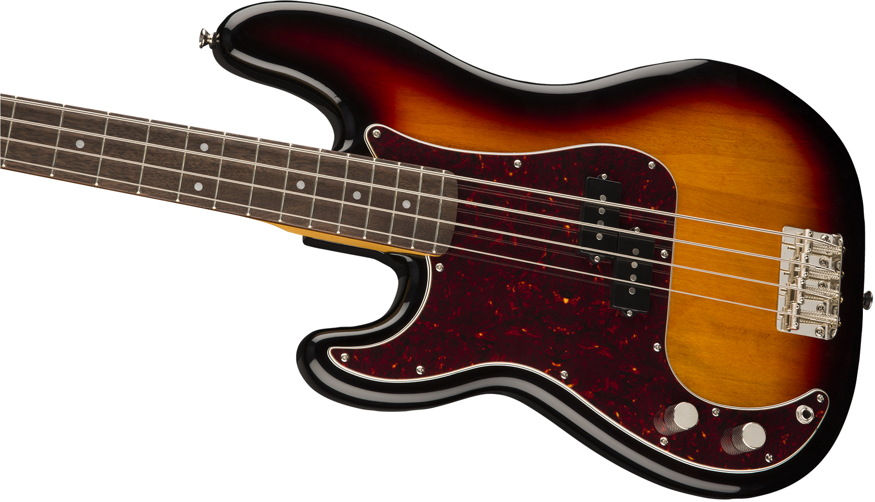 Squier Precision Bass Classic Vibe 60s Lh Gaucher 2019 Lau - 3-color Sunburst - Solid body electric bass - Variation 3
