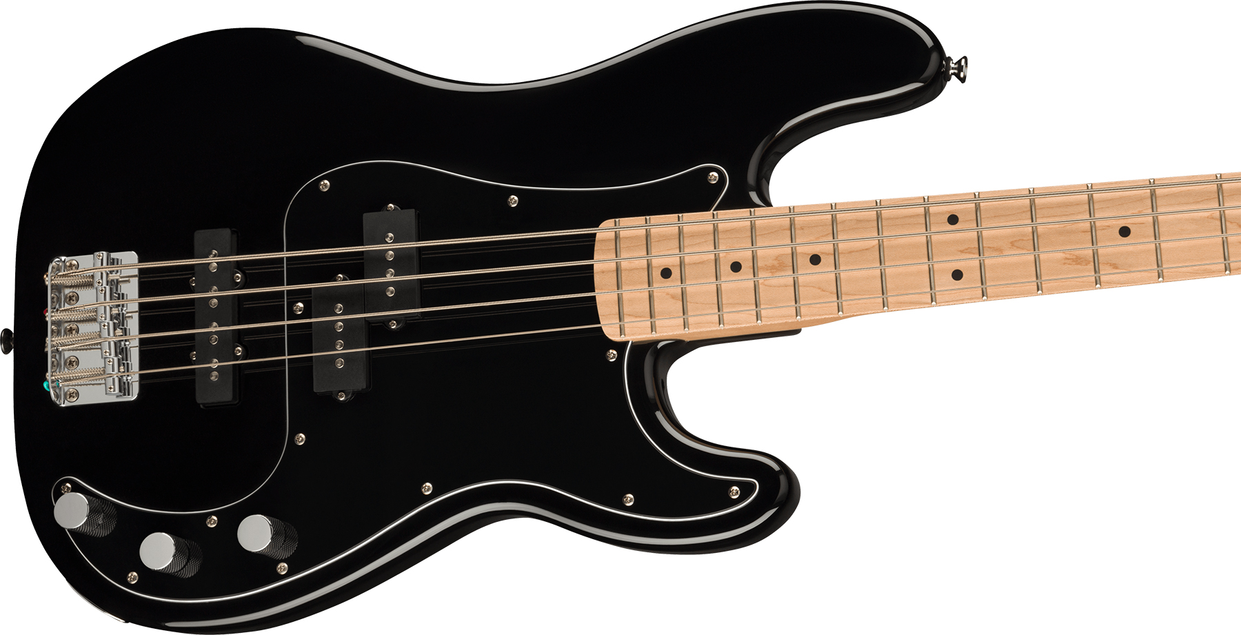 Squier Precision Bass Pj Affinity Pack +fender Rumble 15 V3 2021 Mn - Black - Electric bass set - Variation 3