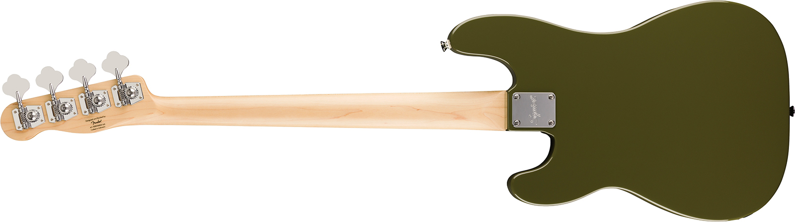 Squier Precision Bass Thinline Sj Paranormal Lau - Olive - Solid body electric bass - Variation 1