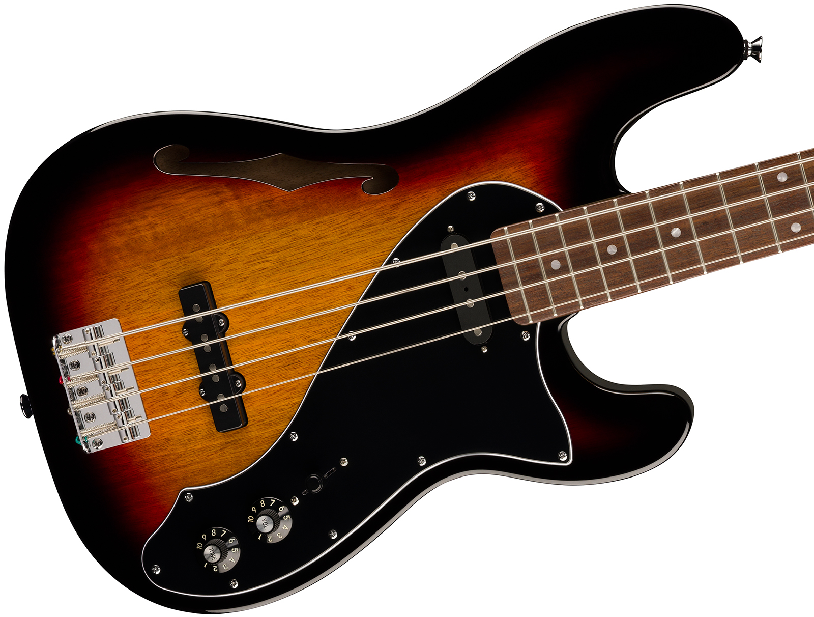 Squier Precision Bass Thinline Sj Paranormal Lau - 3-color Sunburst - Solid body electric bass - Variation 2