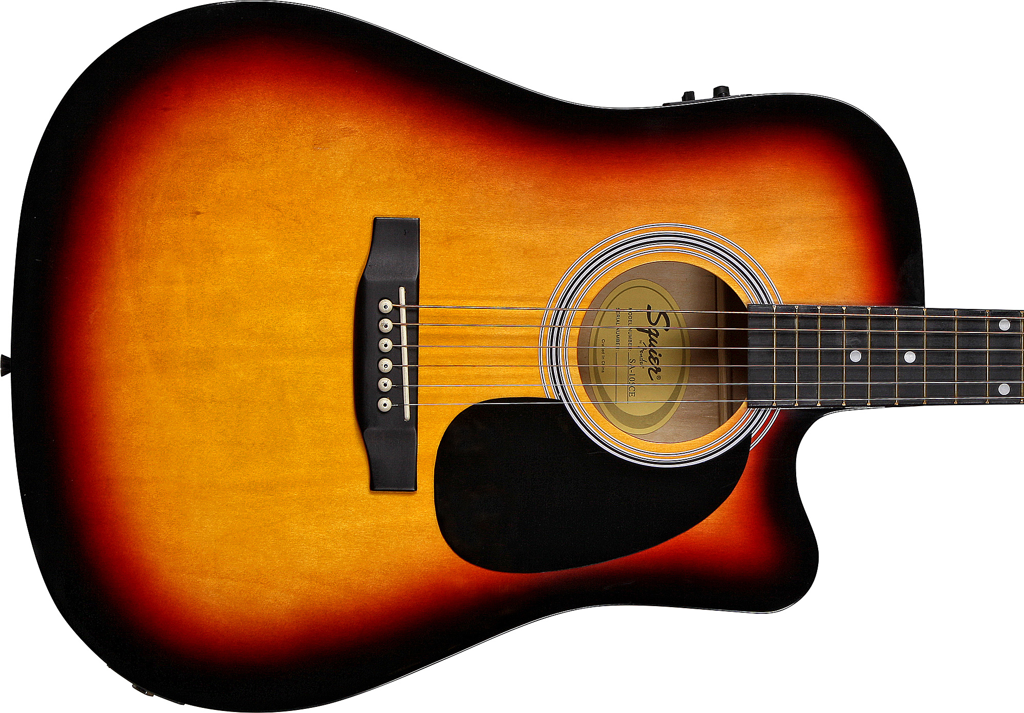 Squier Sa-105ce 2016 Dreadnought Cw - Sunburst - Electro acoustic guitar - Variation 2