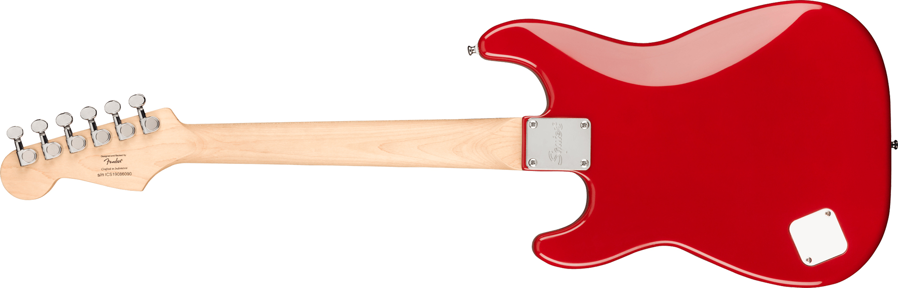 Squier Mini Strat V2 Ht Sss Lau - Dakota Red - Str shape electric guitar - Variation 1