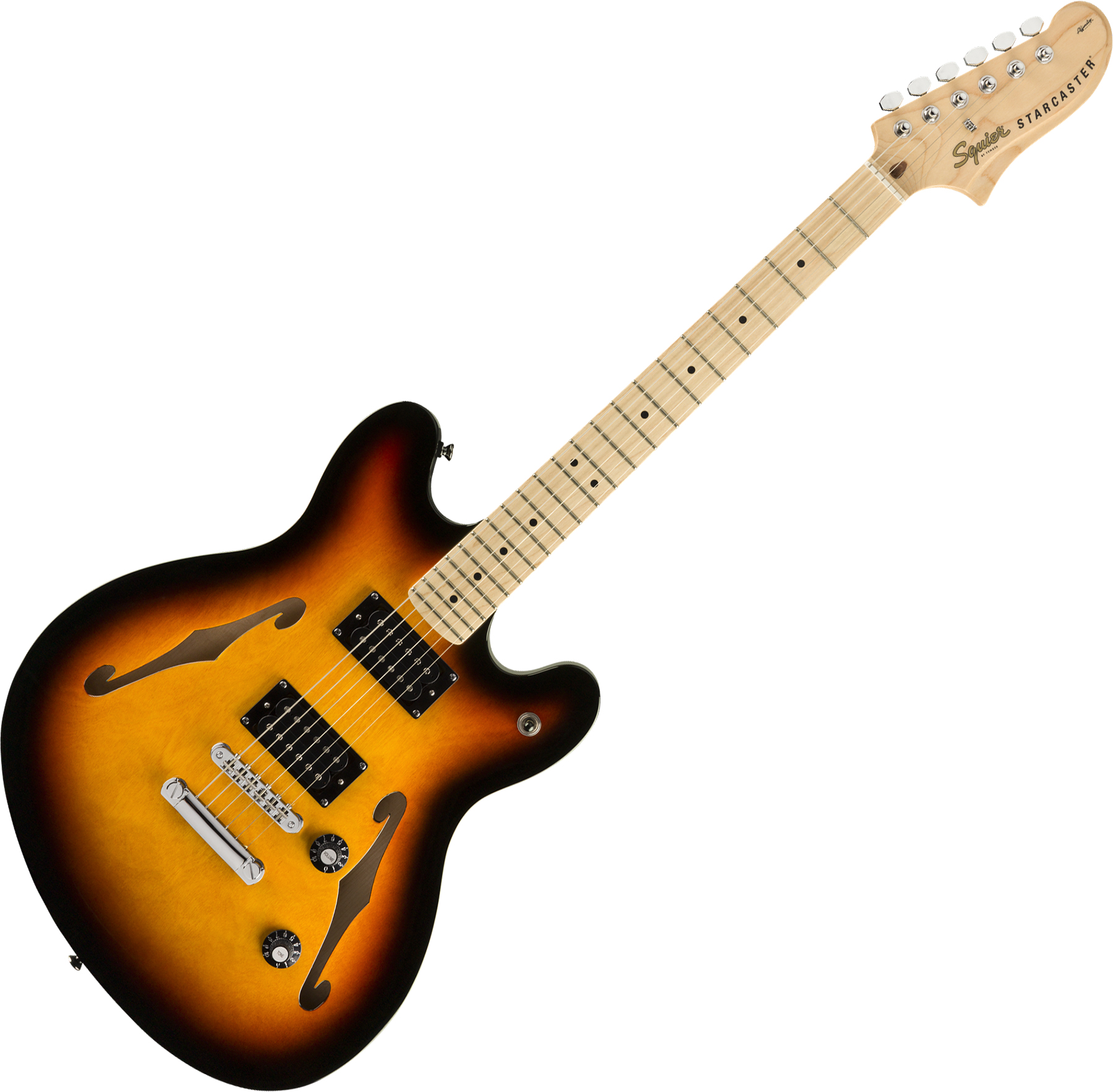 Squier Affinity Series Starcaster - 3-color sunburst Solid body 