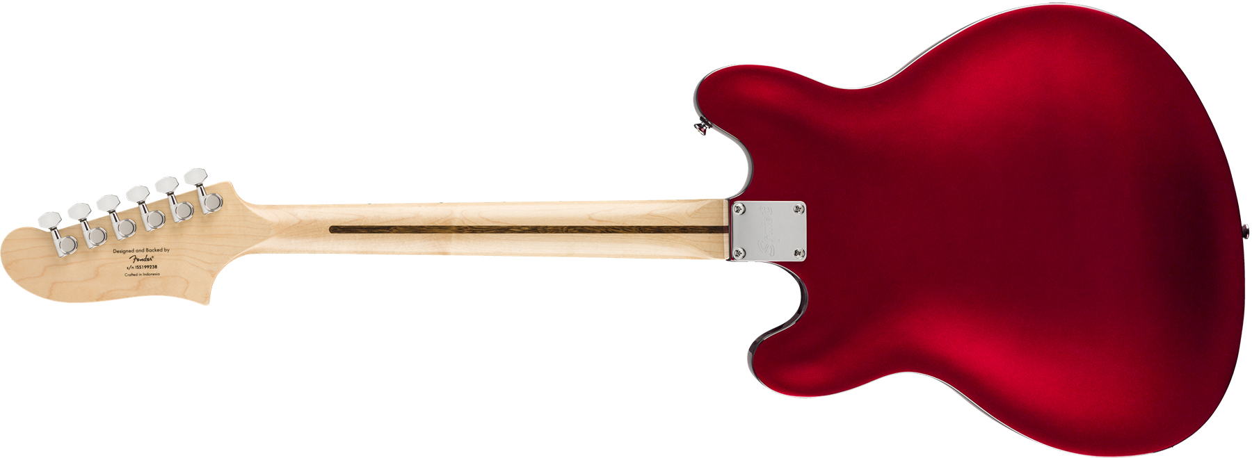 Squier Starcaster Affinity 2019 Hh Ht Mn - Candy Apple Red - Semi-hollow electric guitar - Variation 1