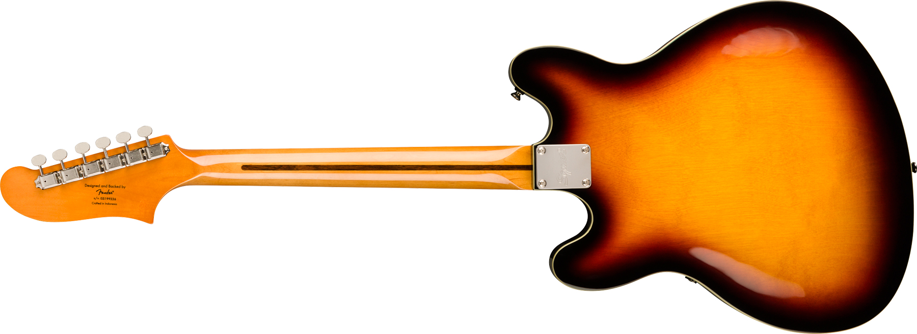Squier Starcaster Classic Vibe 2019 Hh Ht Mn - 3-color Sunburst - Semi-hollow electric guitar - Variation 1