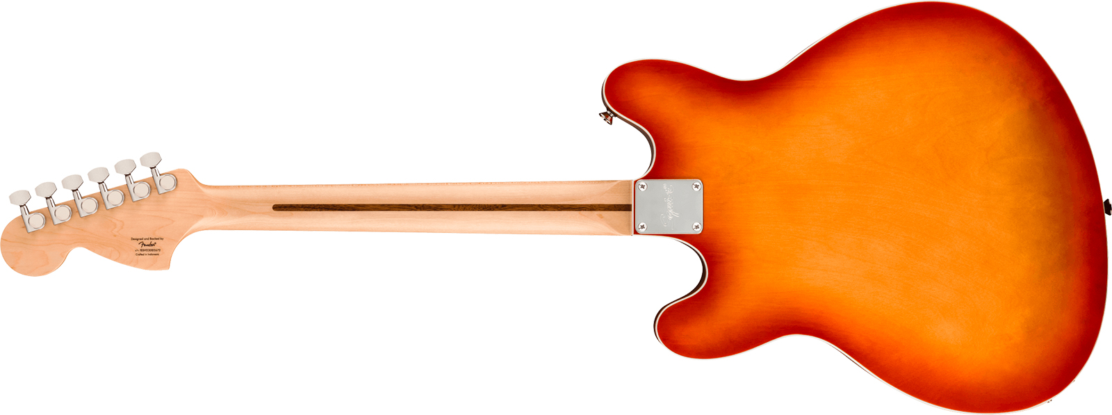 Squier Starcaster Deluxe Affinity 2h Ht Mn - Sienna Sunburst - Retro rock electric guitar - Variation 2