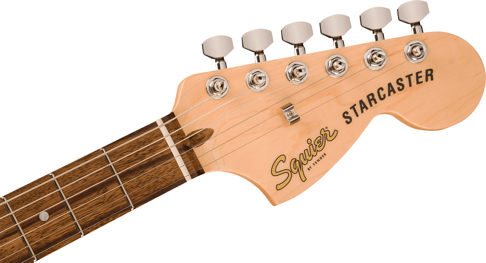 Squier Starcaster Deluxe Affinity Ind 2h Ht Lau - Olympic White - Retro rock electric guitar - Variation 3