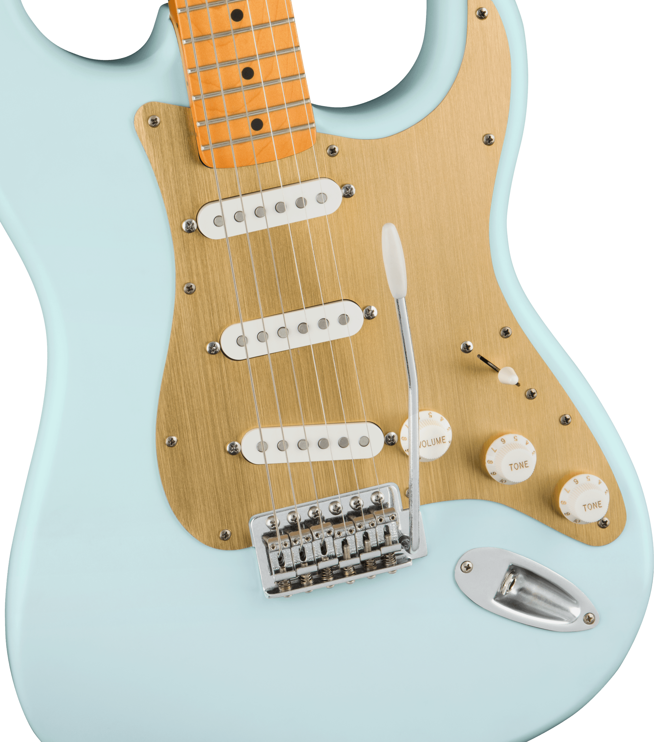 Squier Strat 40th Anniversary Vintage Edition Mn - Satin Sonic Blue - Str shape electric guitar - Variation 1