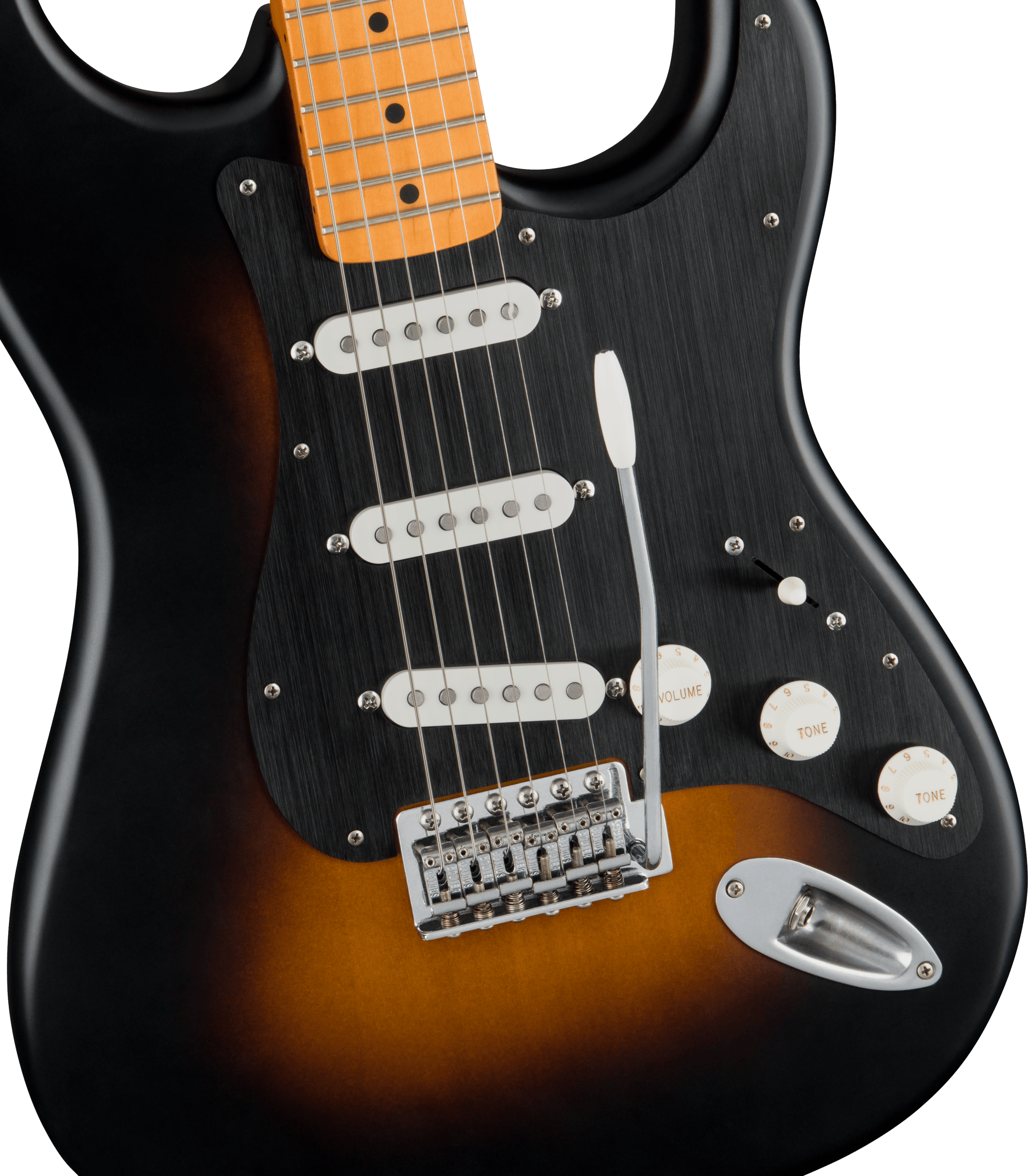 Squier Strat 40th Anniversary Vintage Edition Mn - Satin Wide 2-color Sunburst - Str shape electric guitar - Variation 2