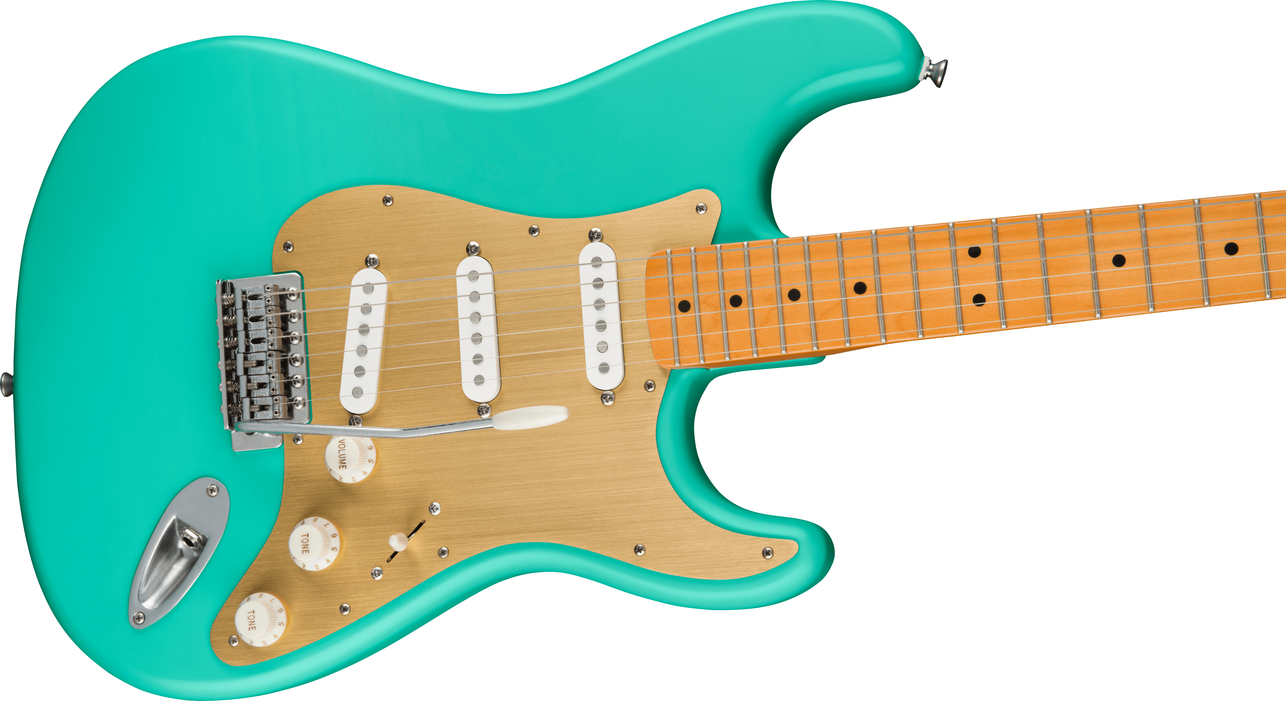 Squier Strat 40th Anniversary Vintage Edition Mn - Satin Seafoam Green - Str shape electric guitar - Variation 3