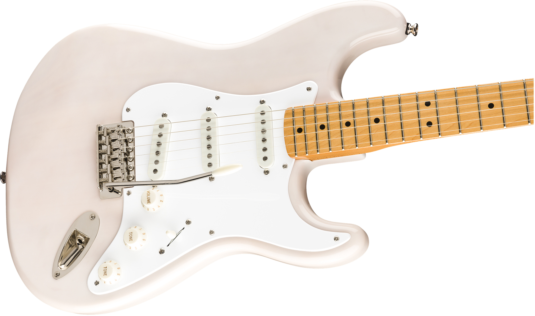 Squier Strat '50s Classic Vibe 2019 Mn 2019 - White Blonde - Str shape electric guitar - Variation 2
