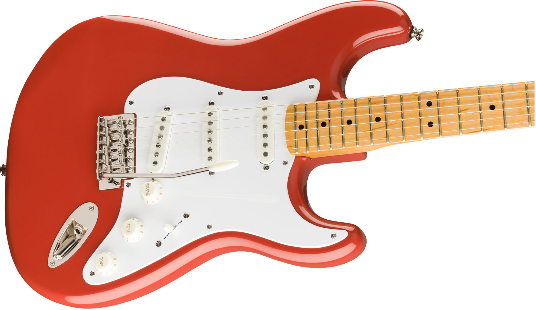 Squier Strat '50s Classic Vibe 2019 Mn 2019 - Fiesta Red - Str shape electric guitar - Variation 2