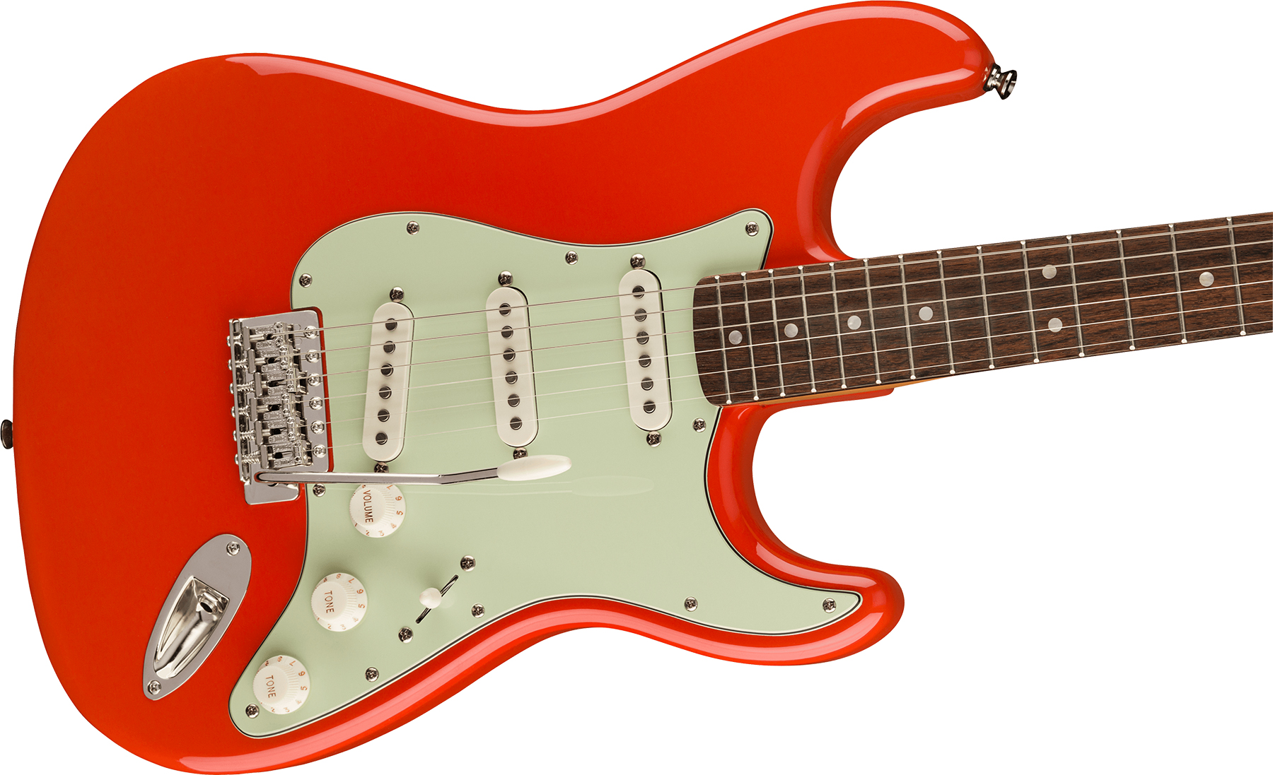 Squier Strat '60s Classic Vibe Fsr Ltd Lau - Fiesta Red - Str shape electric guitar - Variation 1