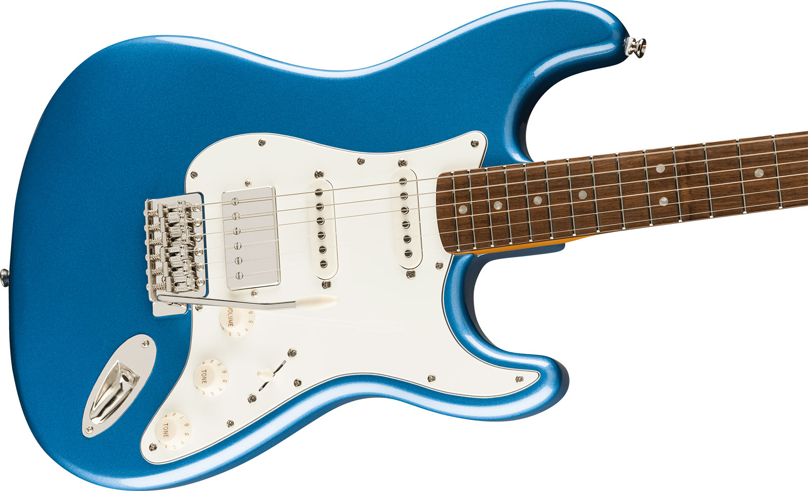 Squier Strat 60s Classic Vibe Ltd Hss Trem Lau - Lake Placid Blue - Retro rock electric guitar - Variation 2