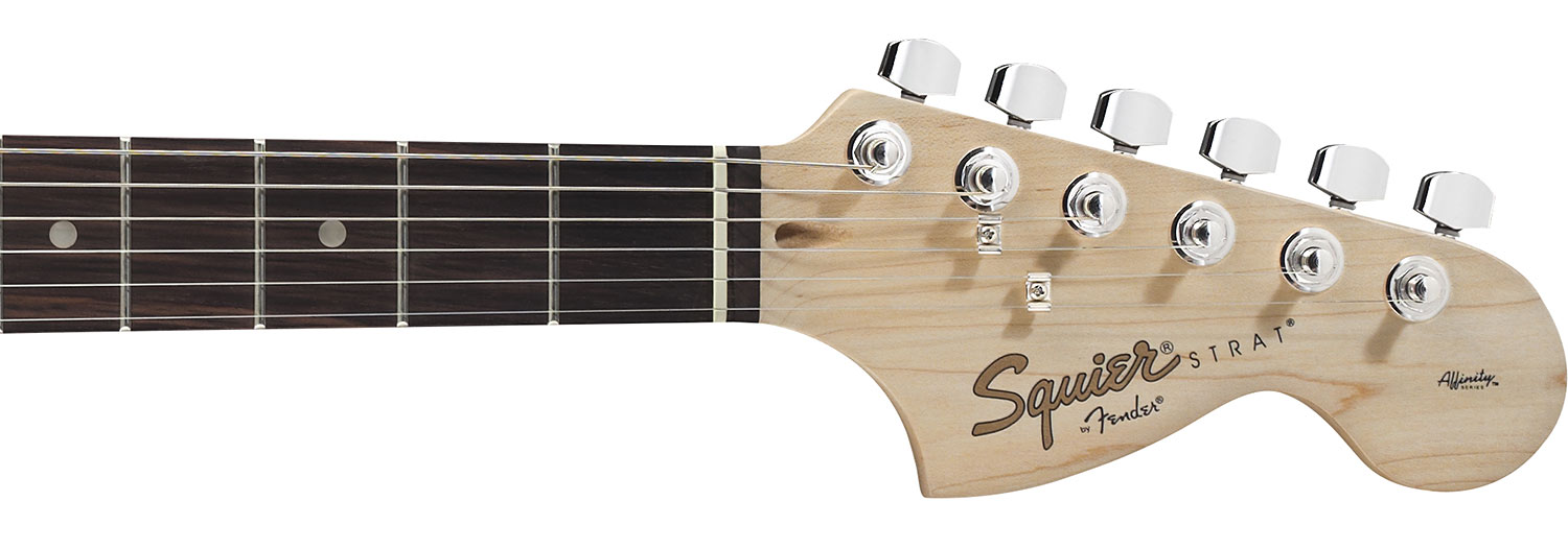 Squier Strat Affinity Series 3s Lau - Surf Green - Str shape electric guitar - Variation 3