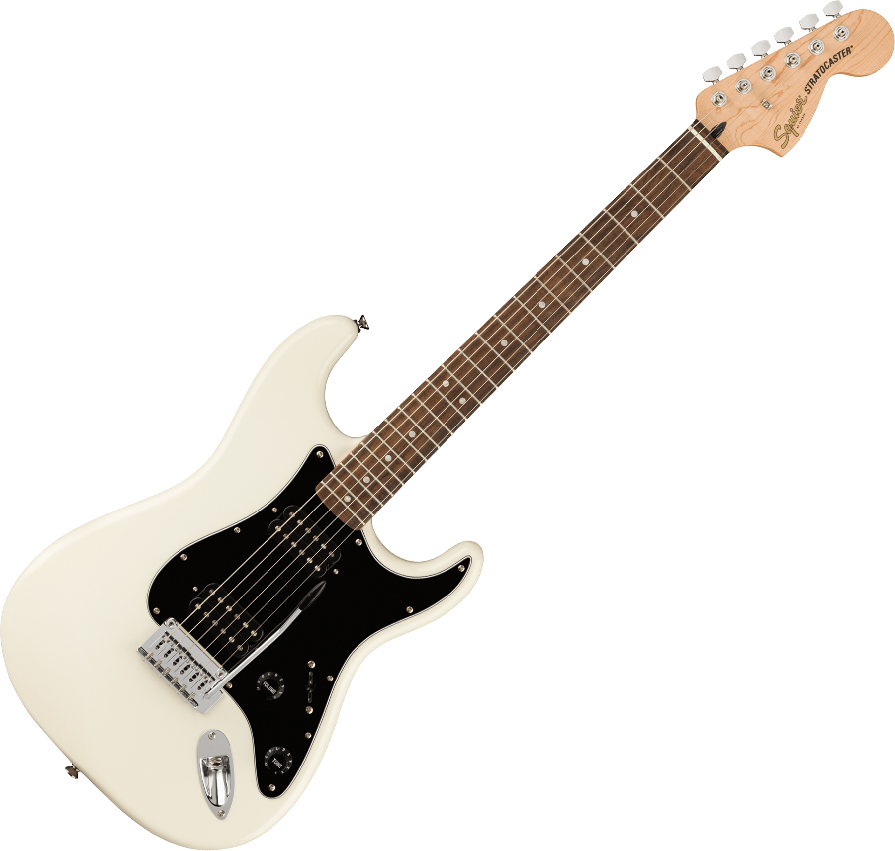 Solid body electric guitar Squier Affinity Series Stratocaster HH 2021 (LAU) - olympic white