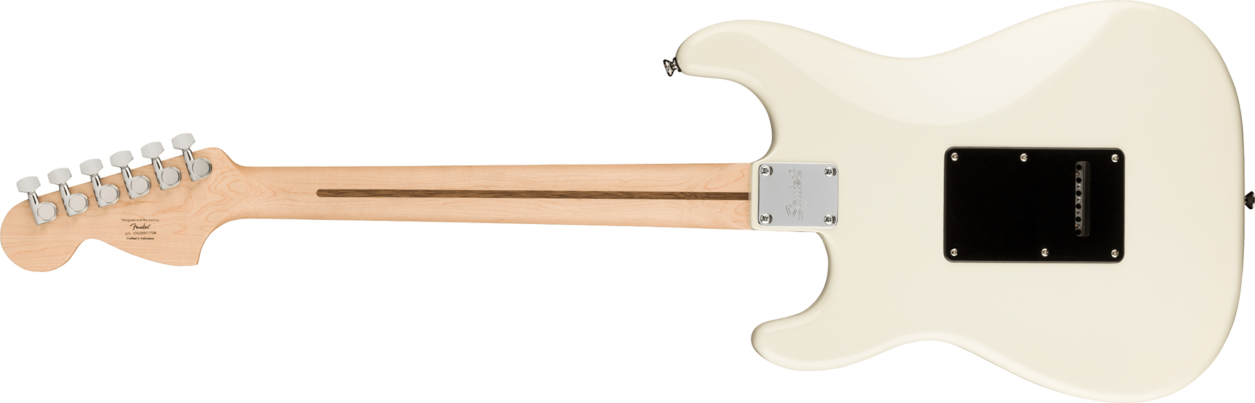 Squier Affinity Series Stratocaster HH LAU olympic white Str shape electric guitar
