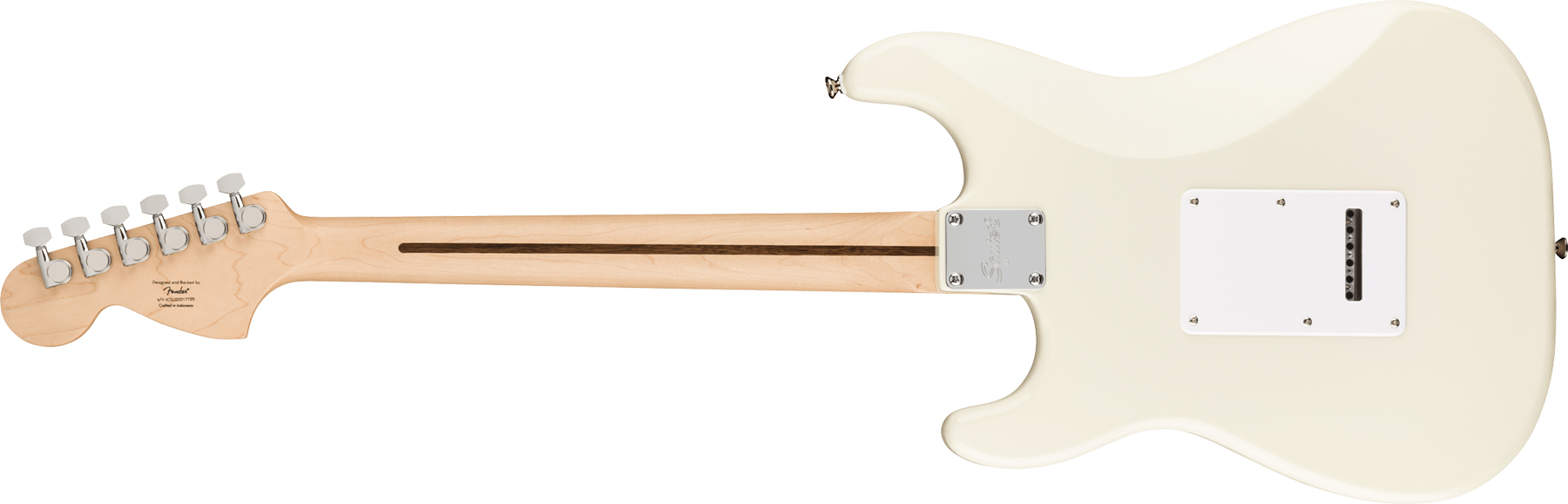 Squier Strat Affinity 2021 Sss Trem Mn - Olympic White - Str shape electric guitar - Variation 1