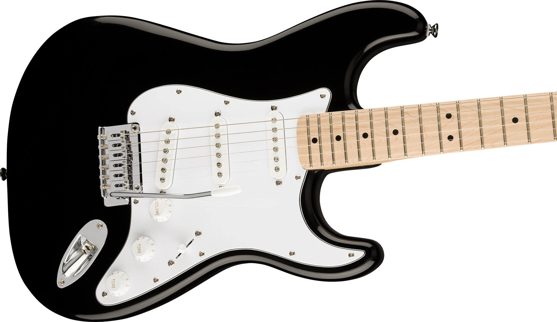 Squier Strat Affinity 2021 Sss Trem Mn - Black - Str shape electric guitar - Variation 2