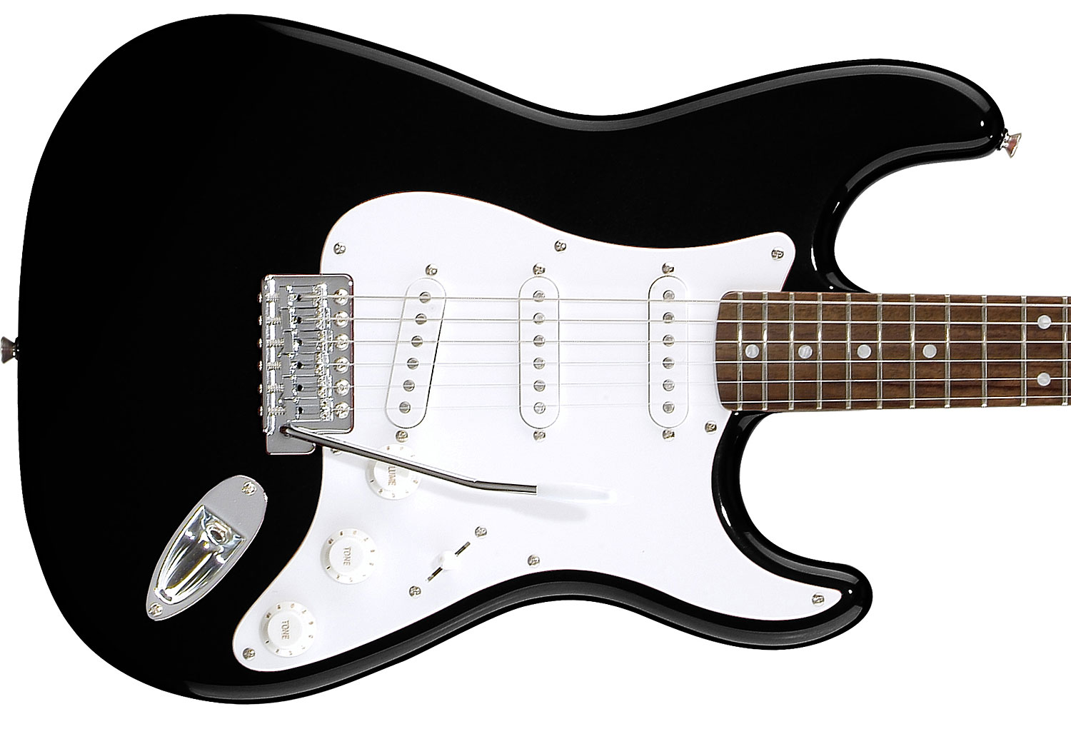 Squier Strat Affinity Series 3s Rw - Black - Str shape electric guitar - Variation 2