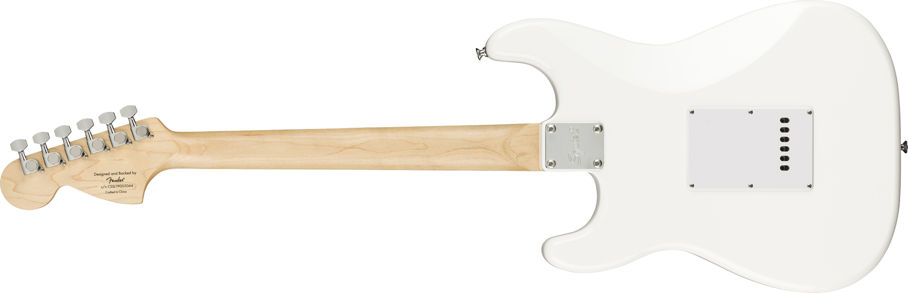 Squier Strat Affinity Fsr Ltd 2020 3s Trem Mn - Olympic White - Str shape electric guitar - Variation 1