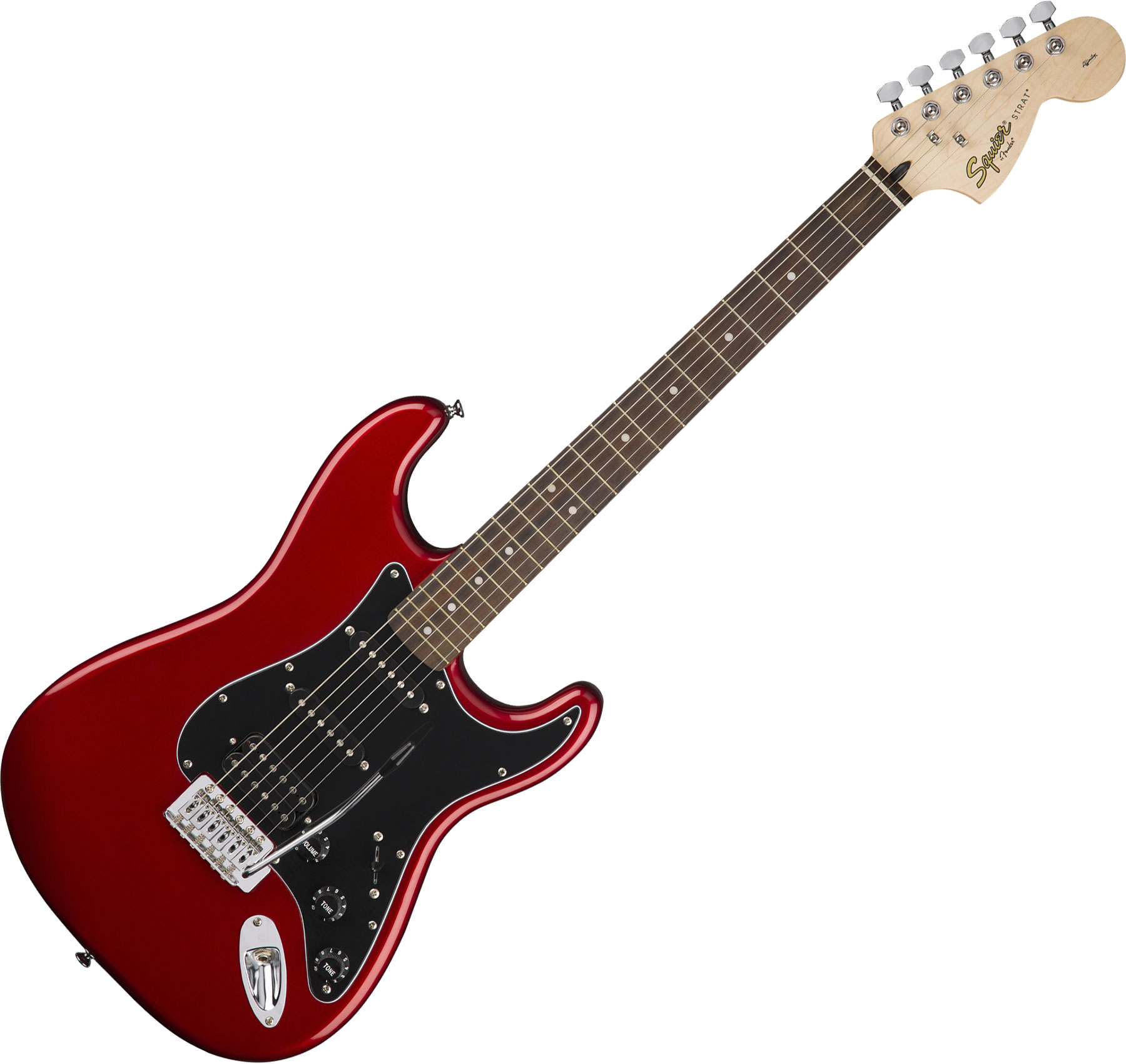 Squier Strat Affinity Hss Pack +fender Frontman 15g Trem Lau - Candy Apple Red - Electric guitar set - Variation 1