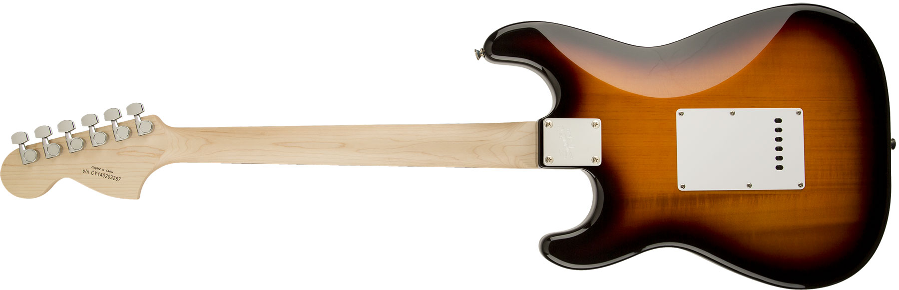 Squier Strat Affinity Series 3s Lau - Brown Sunburst - Str shape electric guitar - Variation 5