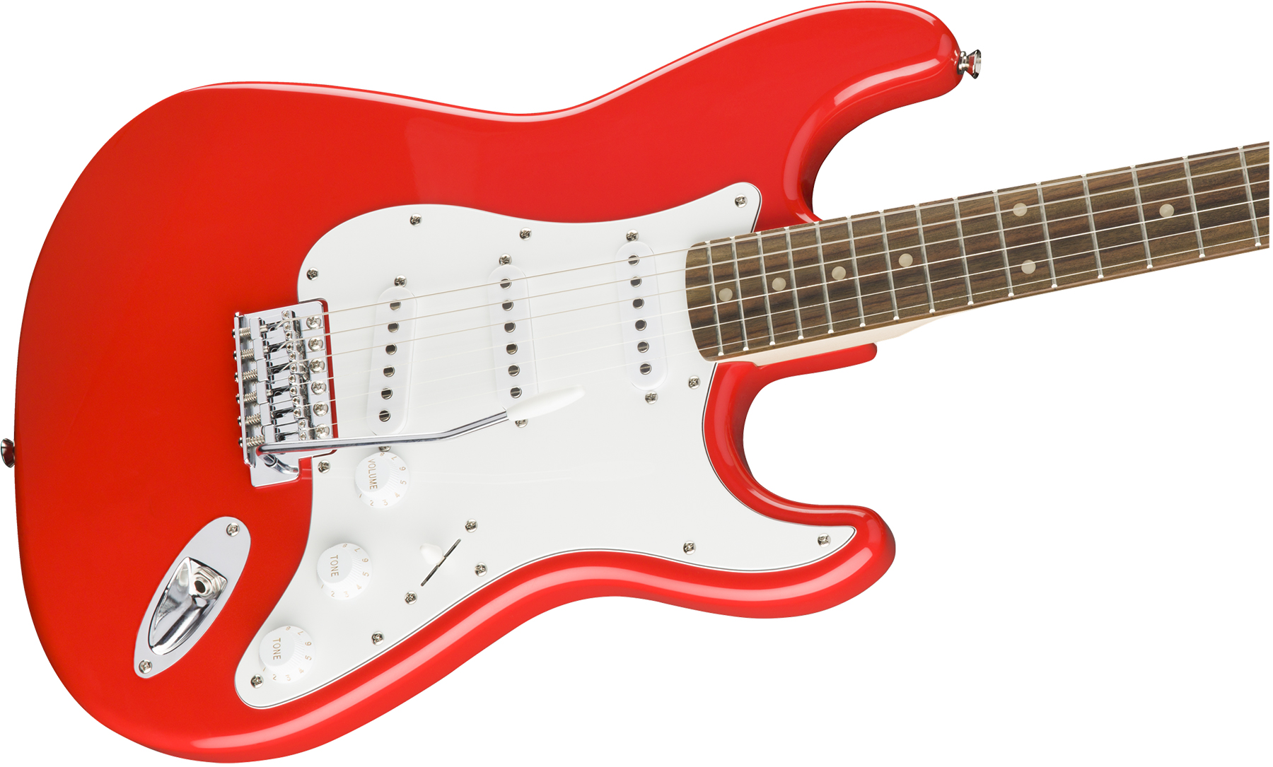 Squier Strat Affinity Sss Trem Lau - Race Red - Str shape electric guitar - Variation 2