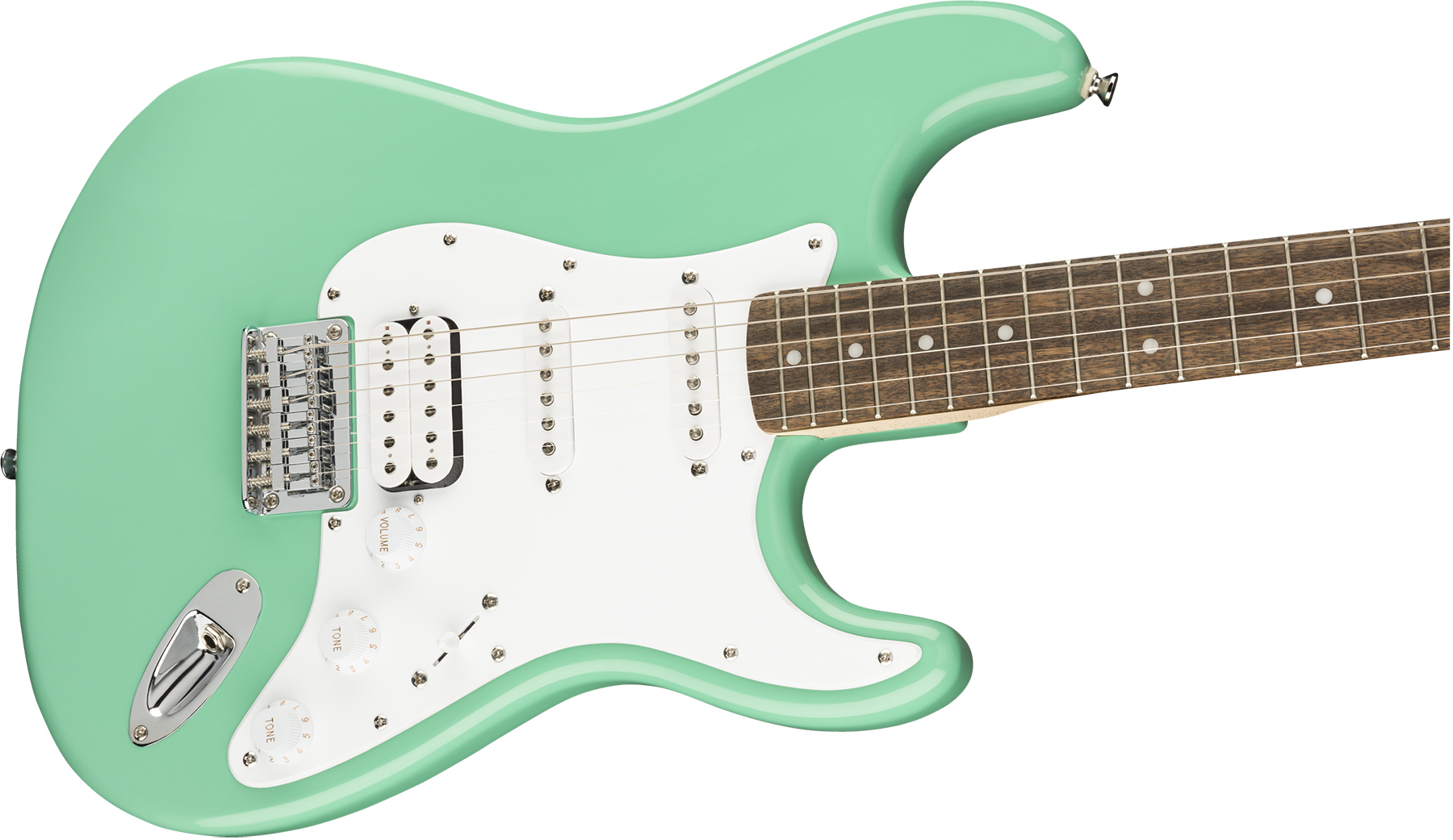 Squier Strat Bullet Fsr Ltd Hss Ht Lau - Sea Foam Green - Str shape electric guitar - Variation 2