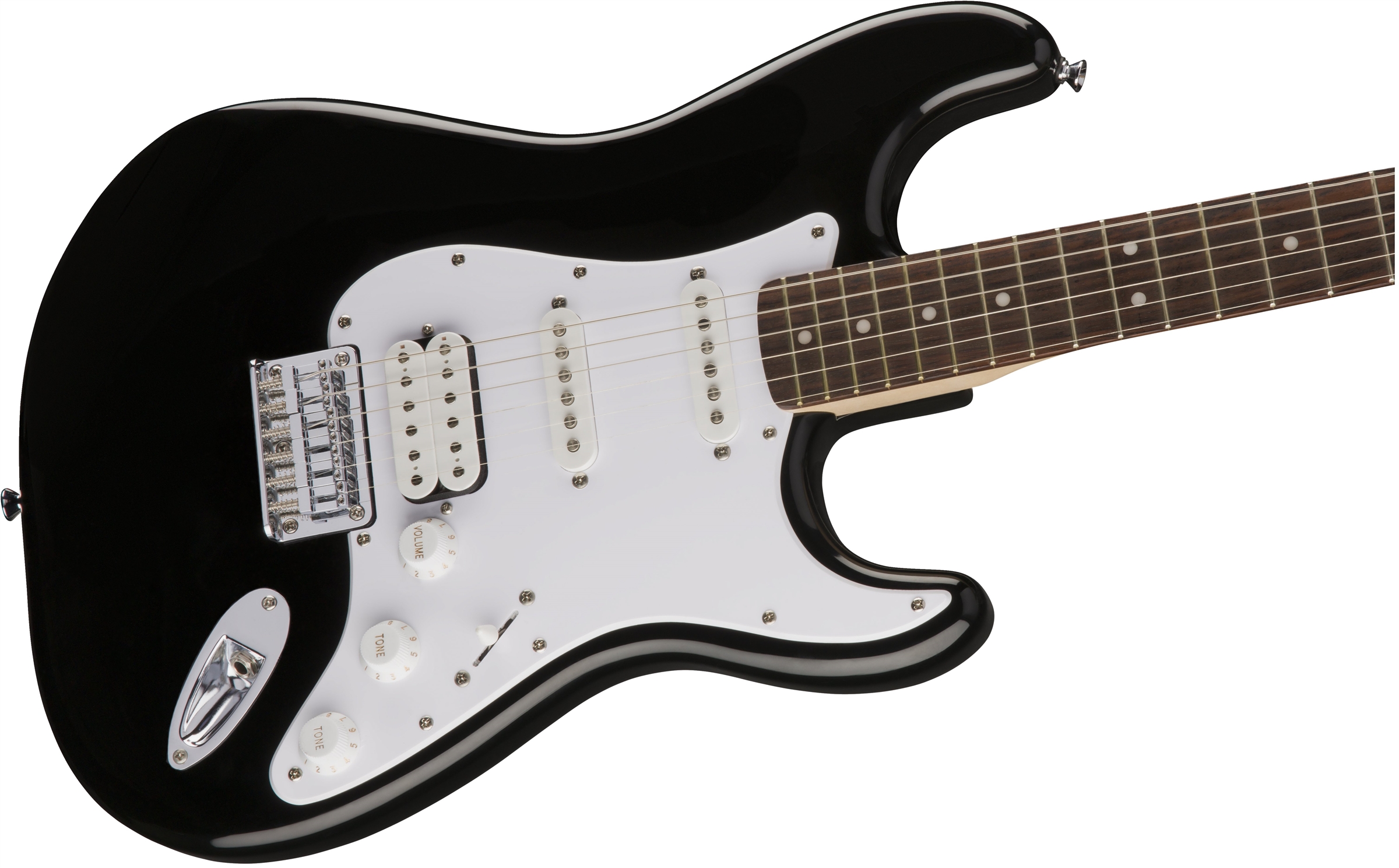 Squier Strat Bullet Ht Hss Rw - Black - Str shape electric guitar - Variation 2