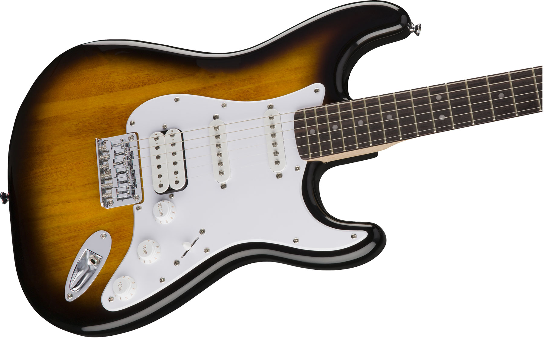 Squier Strat Bullet Ht Hss Rw - Brown Sunburst - Str shape electric guitar - Variation 2