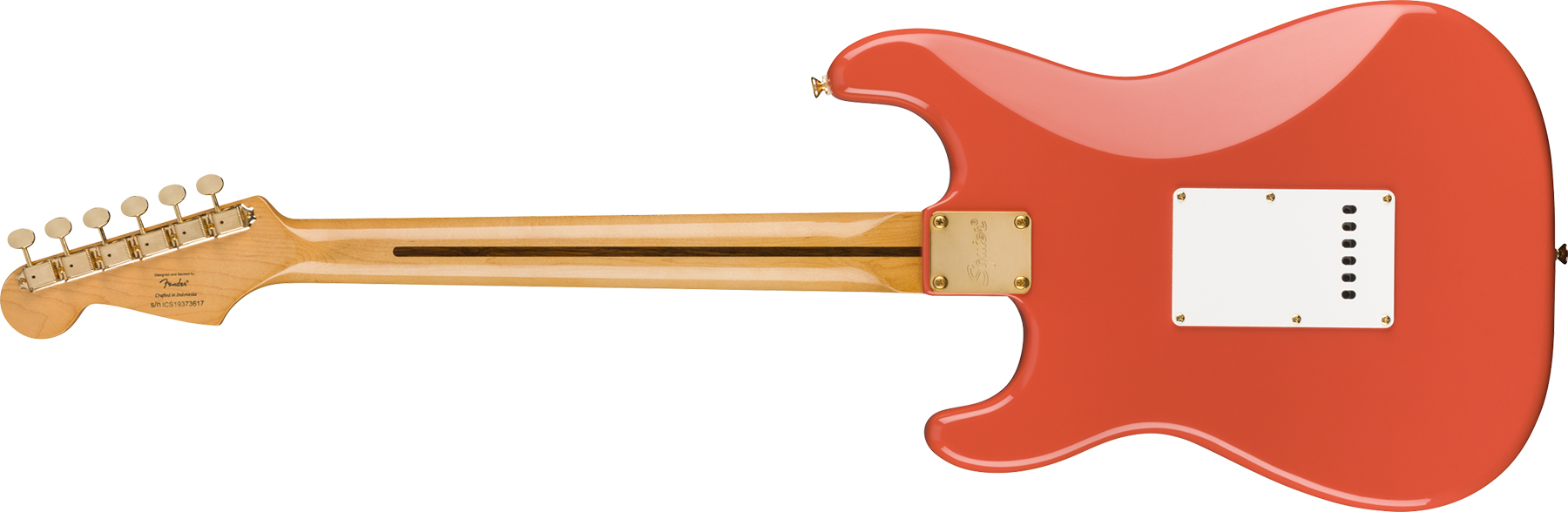 Squier Strat Classic Vibe '50s Fsr Ltd Mn - Fiesta Red With Gold Hardware - Str shape electric guitar - Variation 1