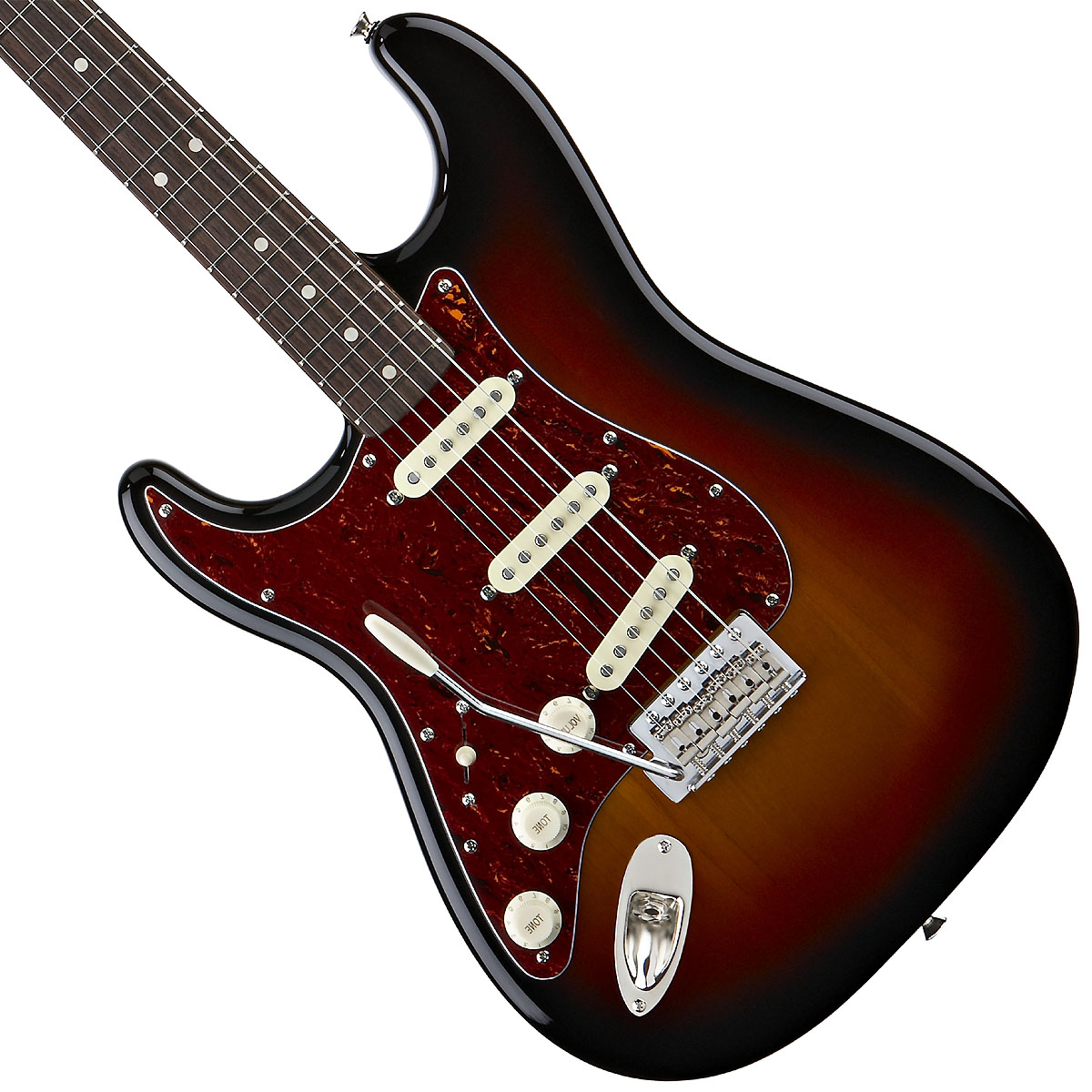 Squier Strat Classic Vibe '60s Lh Gaucher Rw - 3-color Sunburst - Left-handed electric guitar - Variation 1