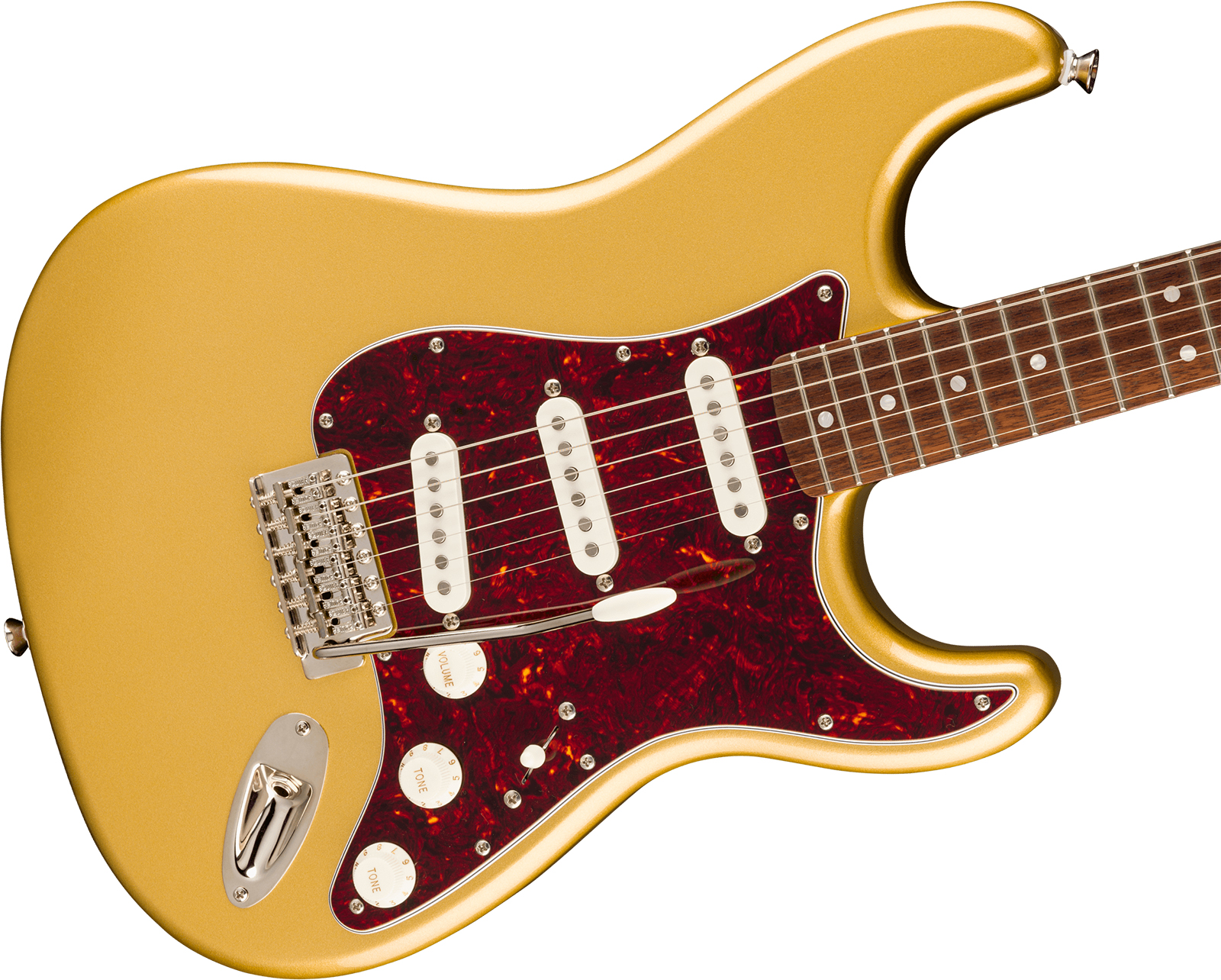 Squier Strat Classic Vibe Fsr Ltd 3s Trem Lau - Aztec Gold - Str shape electric guitar - Variation 2