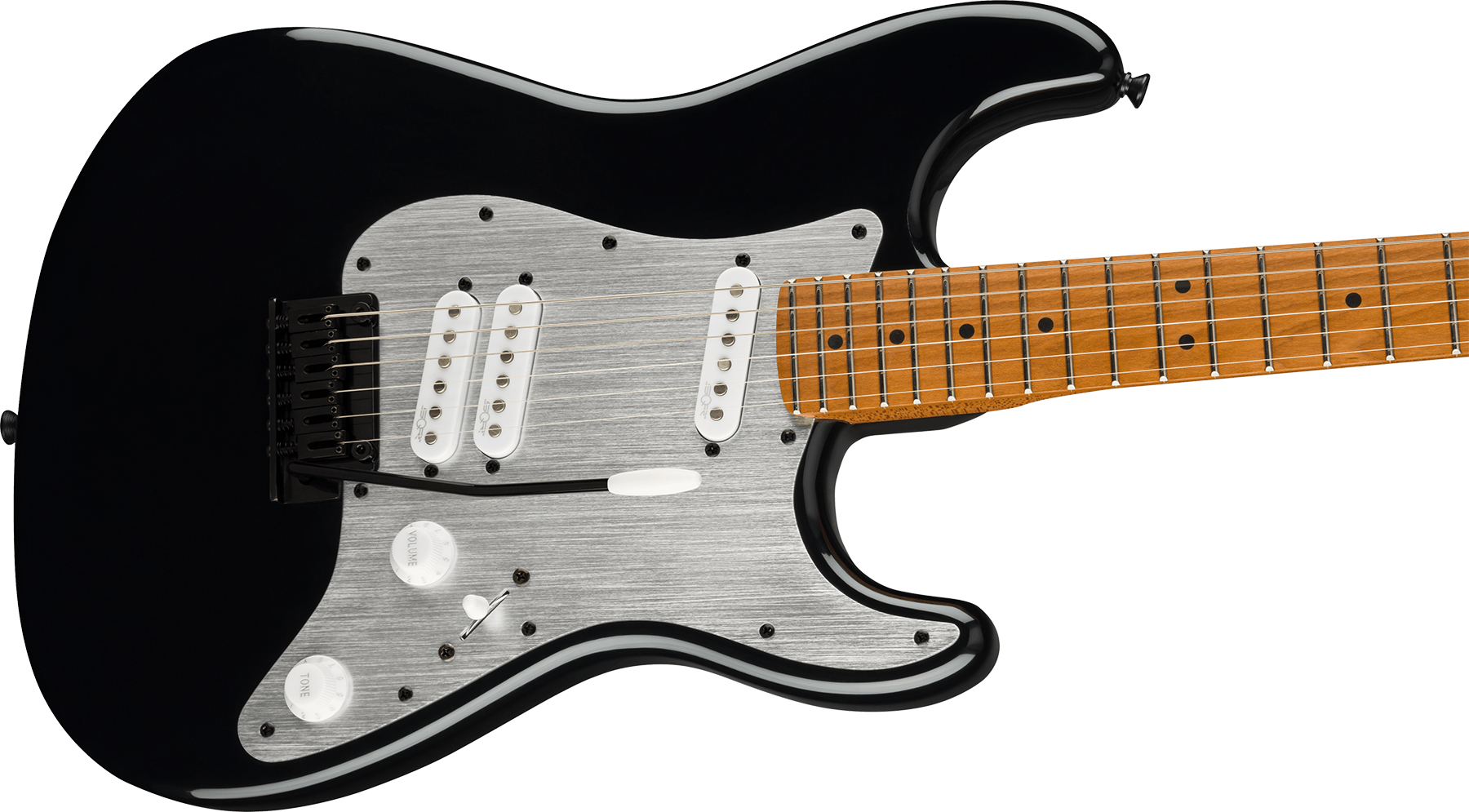 Squier Strat Contemporary Special Sss Trem Mn - Black - Str shape electric guitar - Variation 2