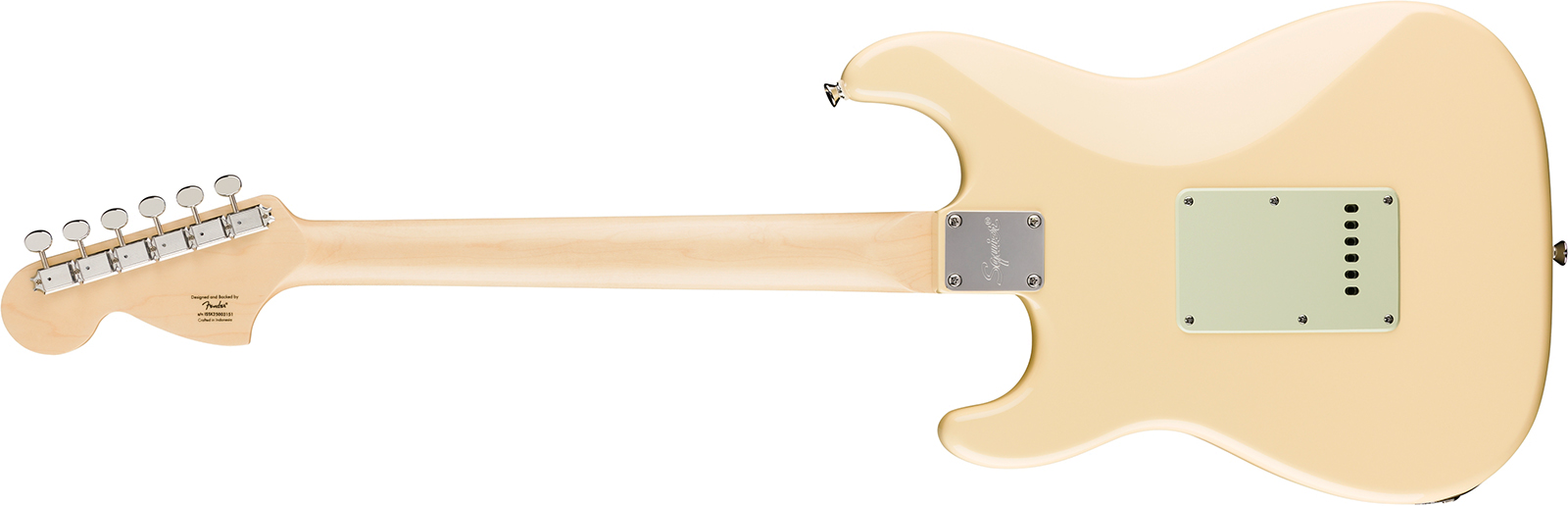 Squier Strat Deluxe Paranormal Hs Trem Lau - Vintage White - Str shape electric guitar - Variation 1