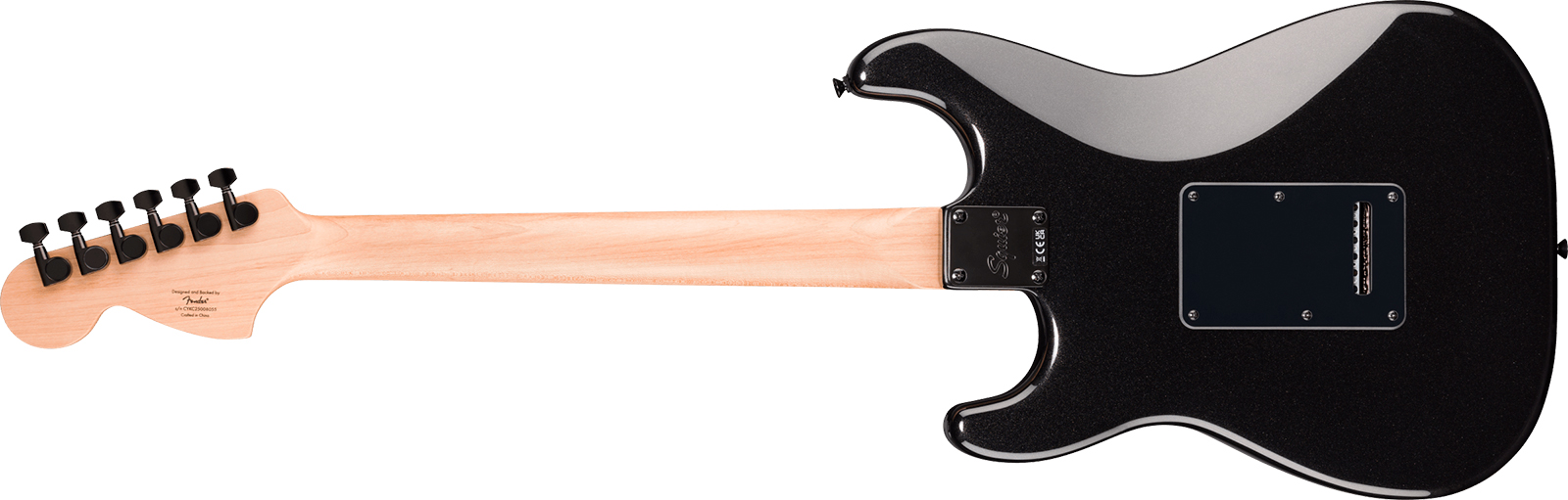 Squier Strat Hh Affinity 2h  Trem Lau - Metallic Black - Str shape electric guitar - Variation 1