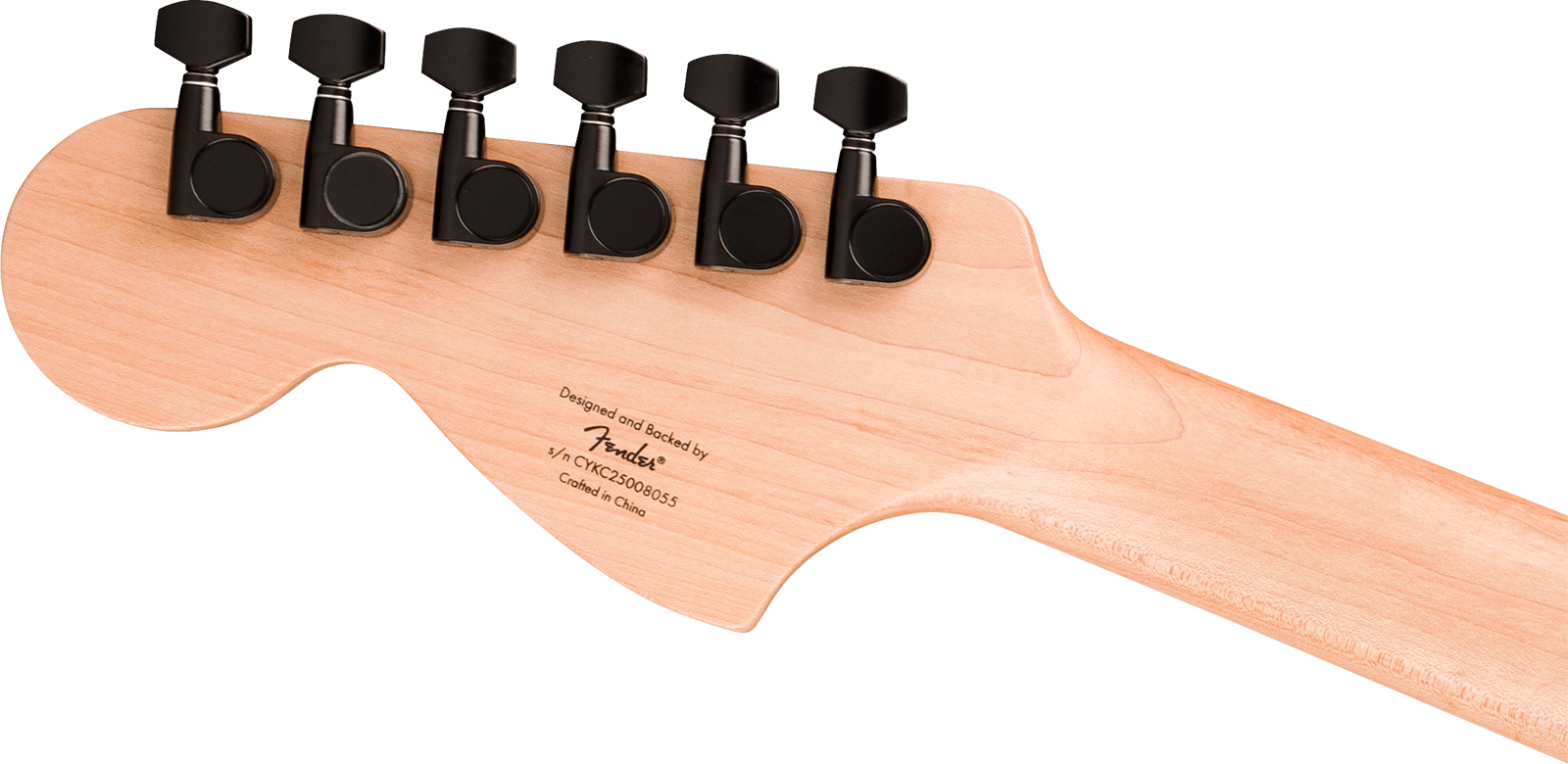 Squier Strat Hh Affinity 2h  Trem Lau - Metallic Black - Str shape electric guitar - Variation 4