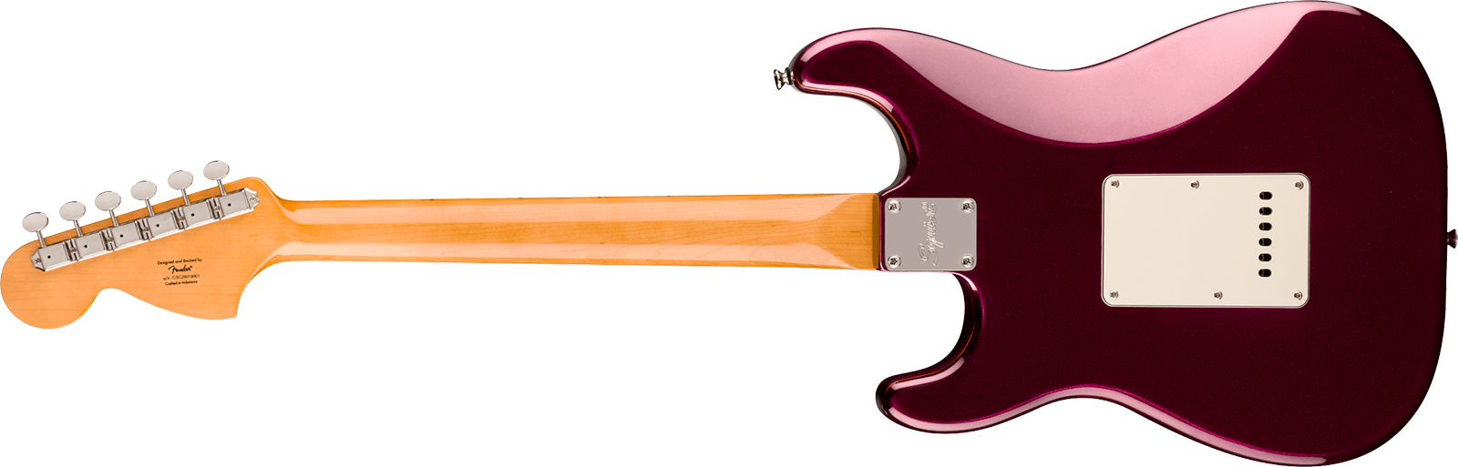 Squier Strat Hss 70s Classic Vibe Fsr Ltd Trem Mn - Oxblood - Str shape electric guitar - Variation 1
