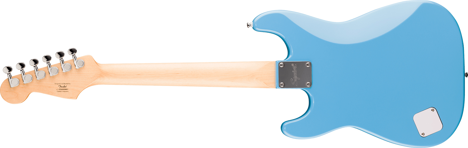 Squier Strat Mini Shsc 3s Ht Mn - California Blue - Electric guitar for kids - Variation 1