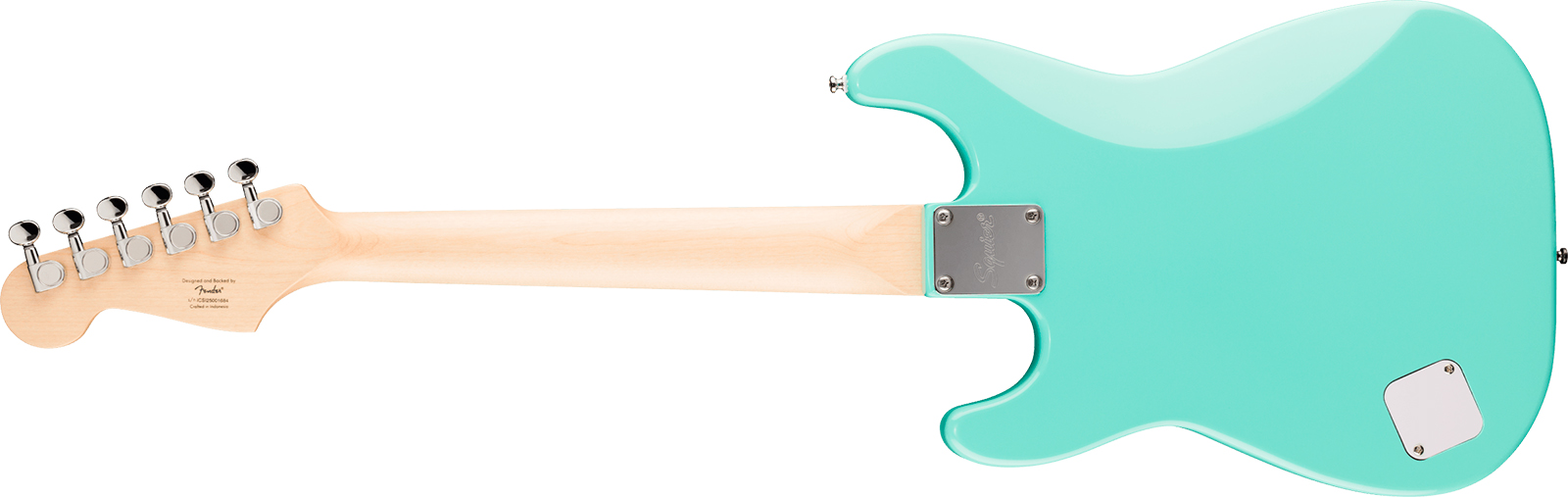 Squier Strat Mini Shsc 3s Ht Mn - Seafoam Green - Electric guitar for kids - Variation 1