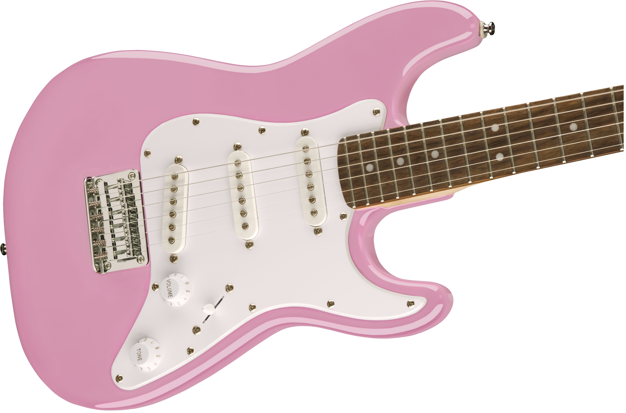 Squier Strat Mini V2 Sss Ht Rw - Pink - Electric guitar for kids - Variation 2